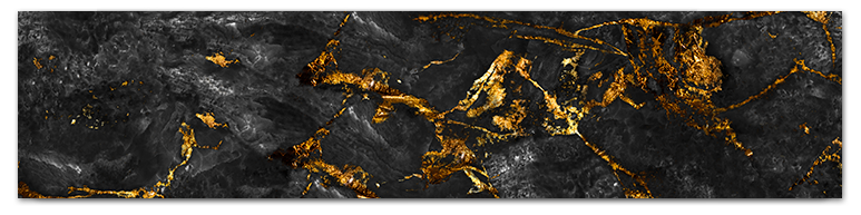 Чёрный мрамор с золотом (Marble Black With Gold)